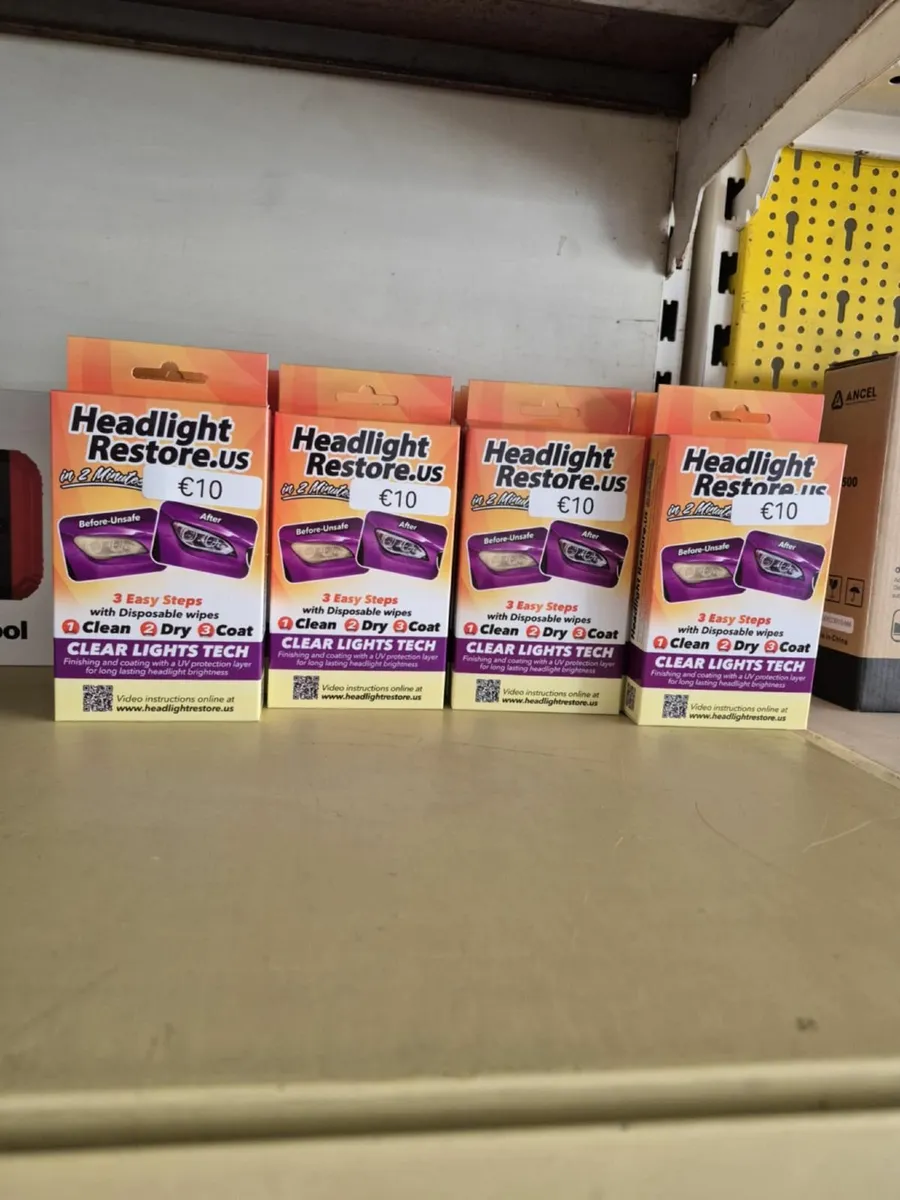Clear Lights Tech Headlight Restoration Kit - Image 2