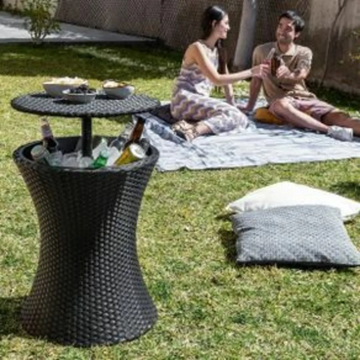 3-in-1 Cooler Table for Garden - Image 1