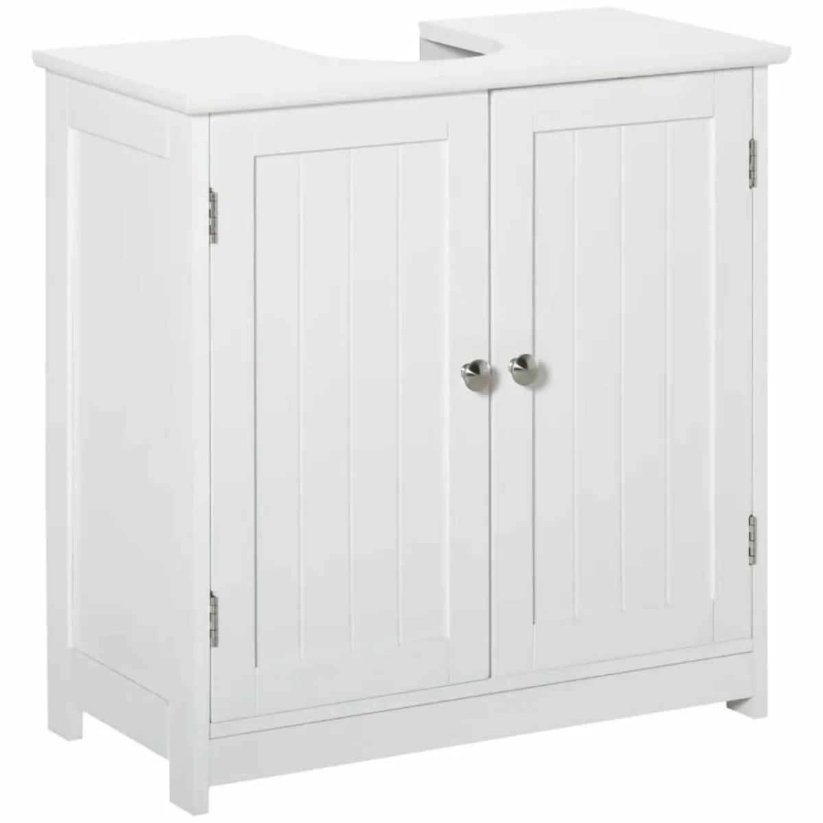 60x60cm Under-Sink Storage Cabinet w/ Adjustable S - Image 1