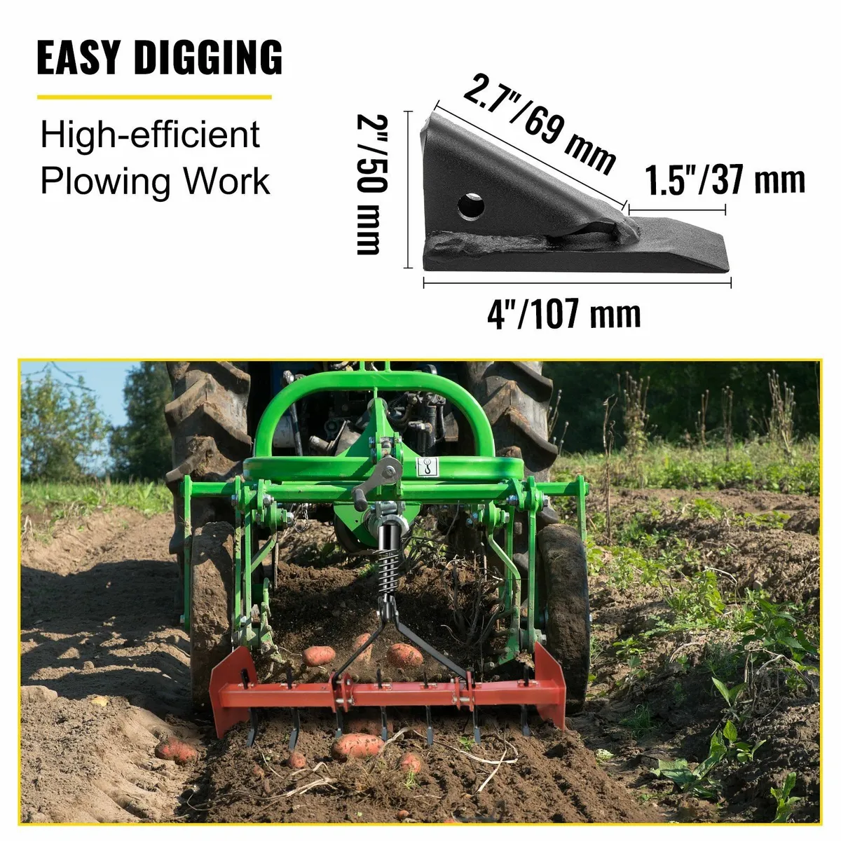 Box Blade Shank, 18 Inch Scarifier Shank, 4 Holes - Image 4