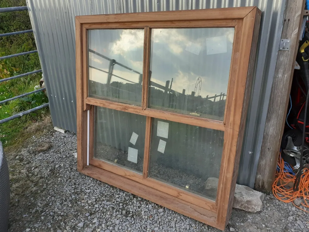Teak sash windows - Image 1