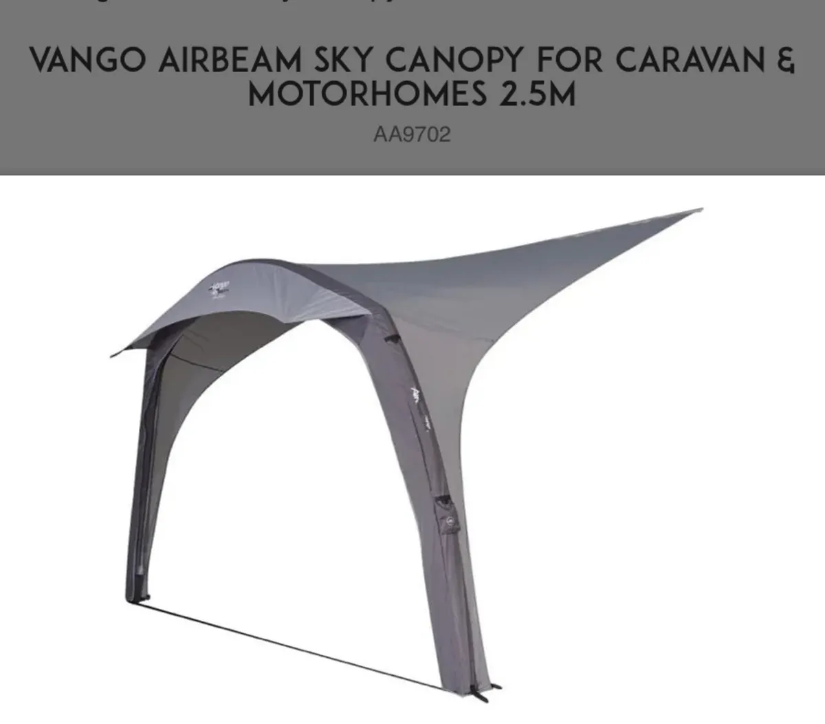 Vango Air Beam 2.5 metres - Image 2