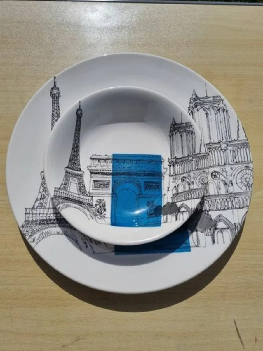 Poole Pottery cities in sketch - Paris - Image 2