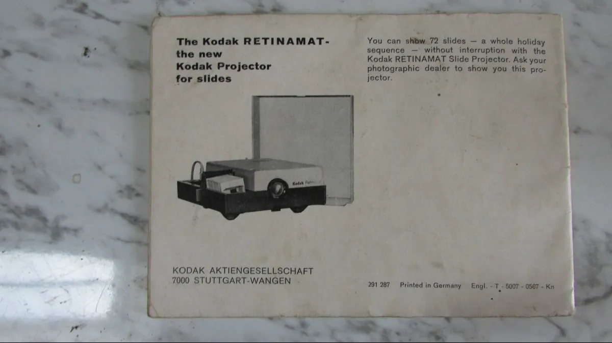 Vintage Kodak Retina manual,  FREE - Image 2