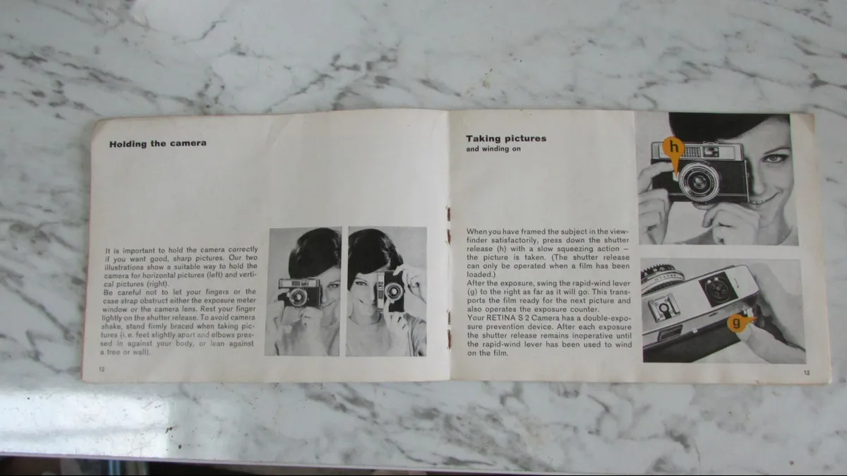Vintage Kodak Retina manual,  FREE - Image 4