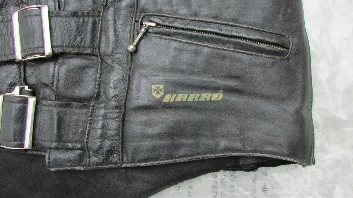 Harro Motorcycle Leather Kidney Belt FREE - Image 2