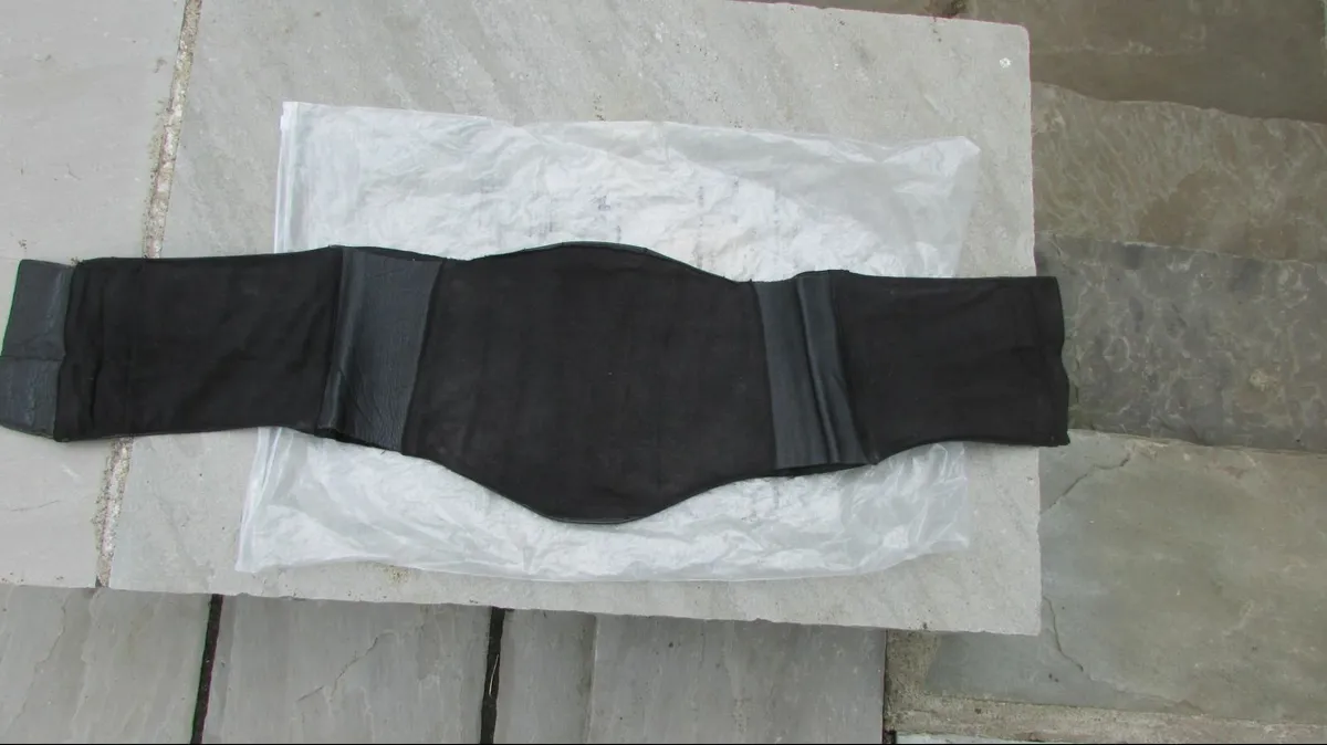 Harro Motorcycle Leather Kidney Belt FREE - Image 4