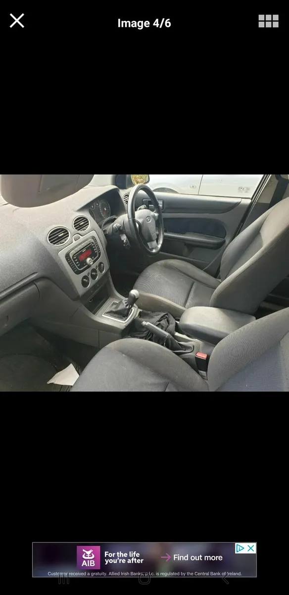2008 ford focus 1.8TDCI NCT & Tax €1400 - Image 3