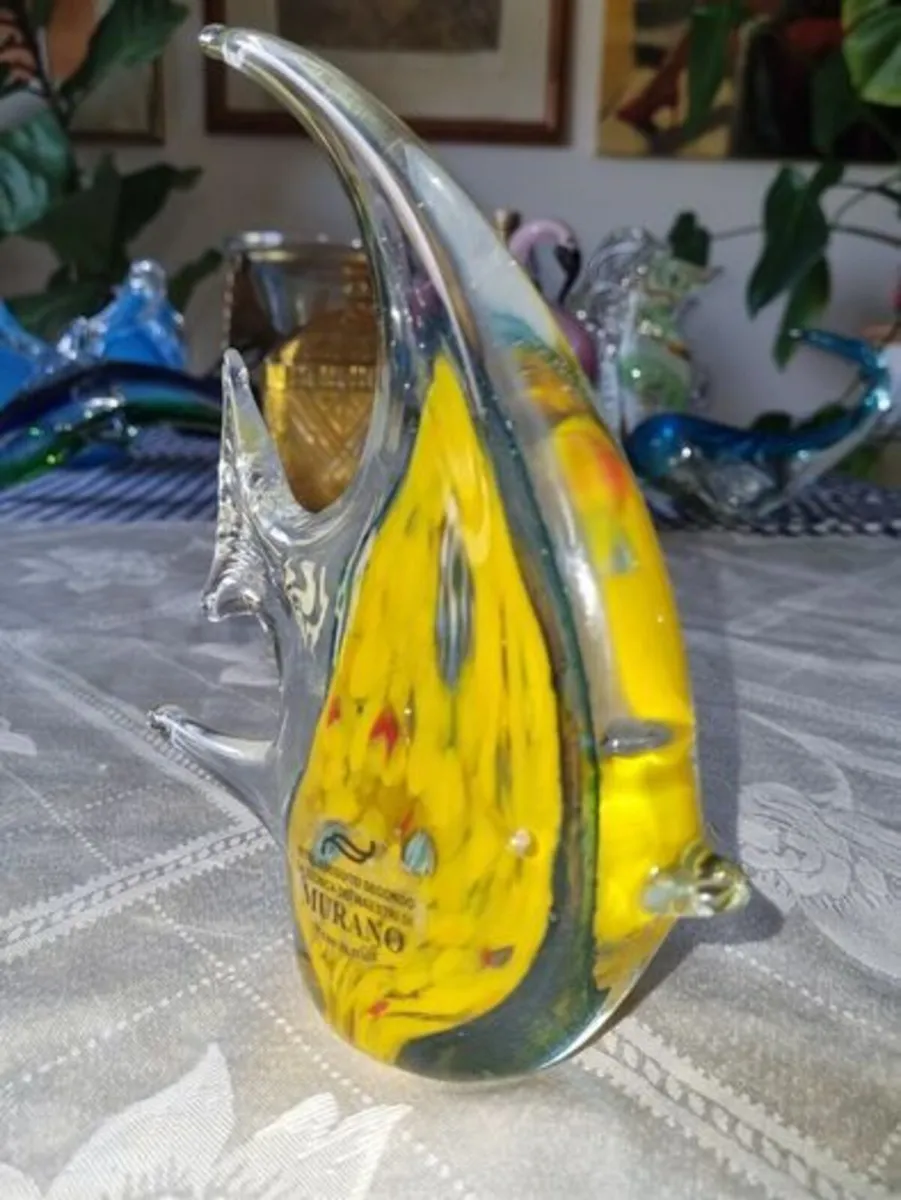 Large colorful Murano fish - Image 2