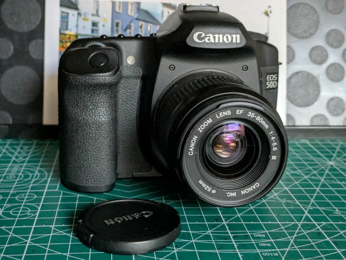 Canon EOS 50D 15MP DSLR  camera +35-80mm lens - Image 1