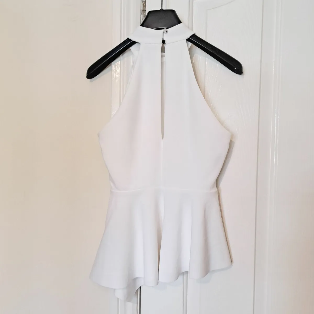 New Look White Halter Neck Blouse 8UK/36EU - Image 3