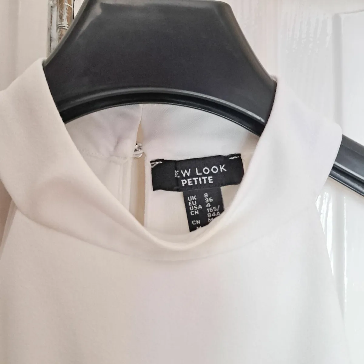 New Look White Halter Neck Blouse 8UK/36EU - Image 4