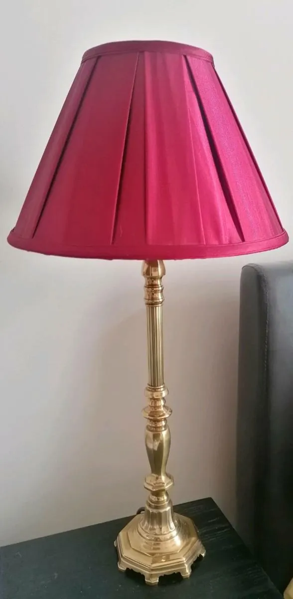 Brass Table Lamp - Image 2