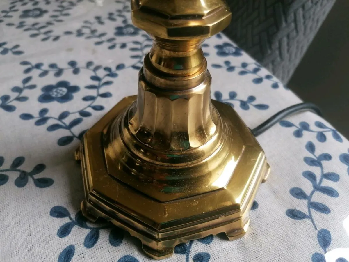 Brass Table Lamp - Image 3