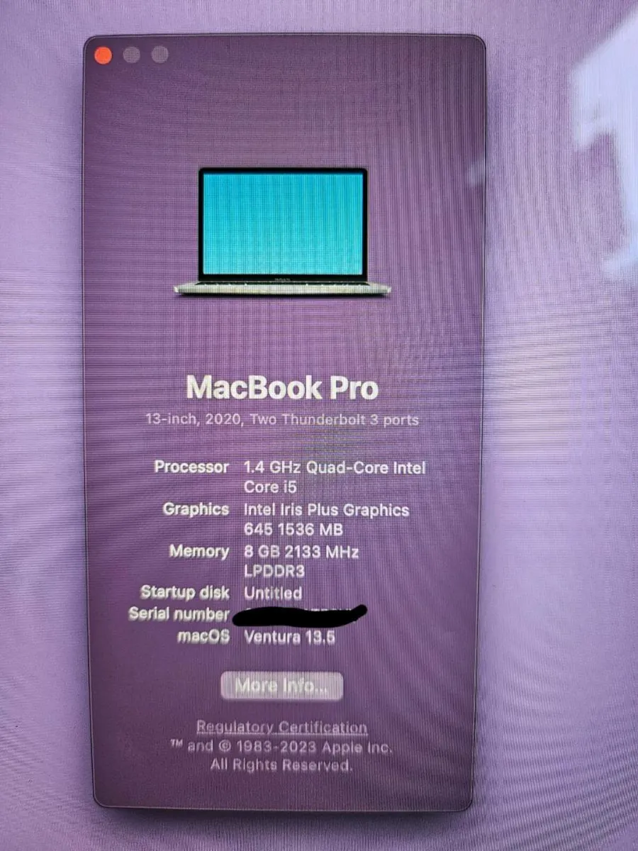 Macbook pro 13.5 inch - Image 2