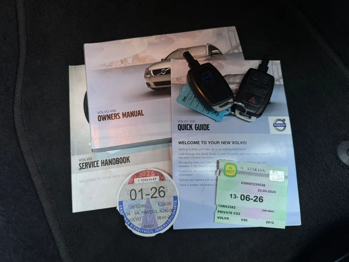2012 Volvo V50 2.0D 150BHP  NCT TAX - Image 2