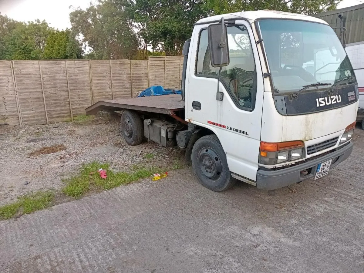 2000 isuzu nkr 2.8 turbo diesel beavertail recover - Image 1
