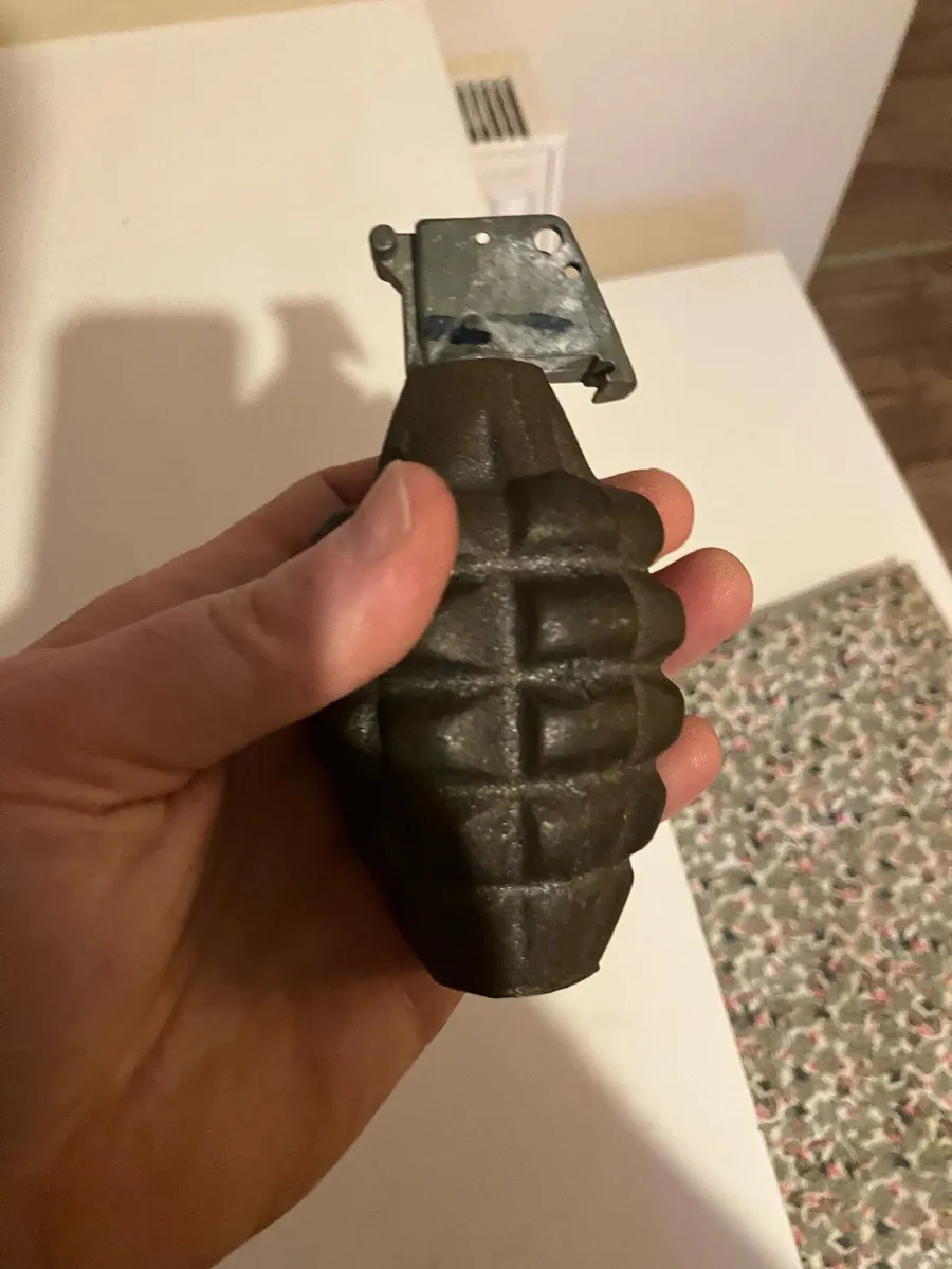 World War 2 Memorabilia-Ammo Box + Grenade Replica - Image 2