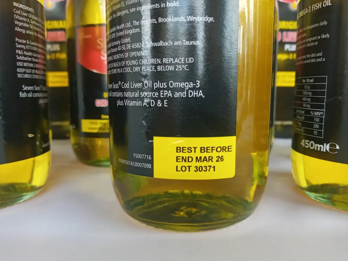 Lot of 10 x Bottles of 450ml Cod Liver Oil - Image 2
