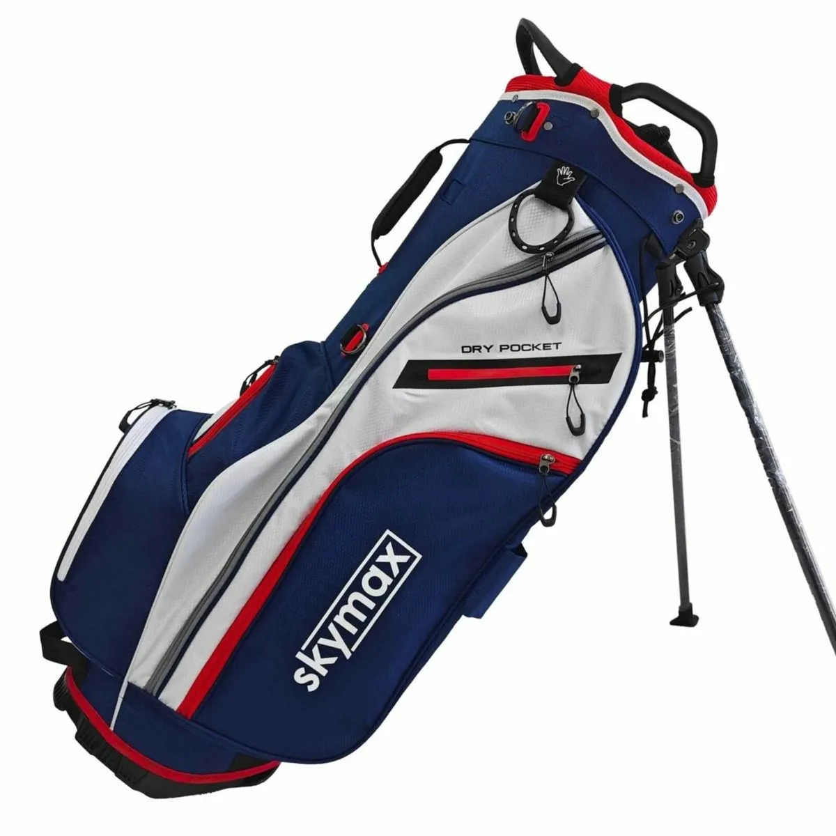 Skymax Sky-Lite 9 Inch Stand Bag - Navy/White/Red - Image 1