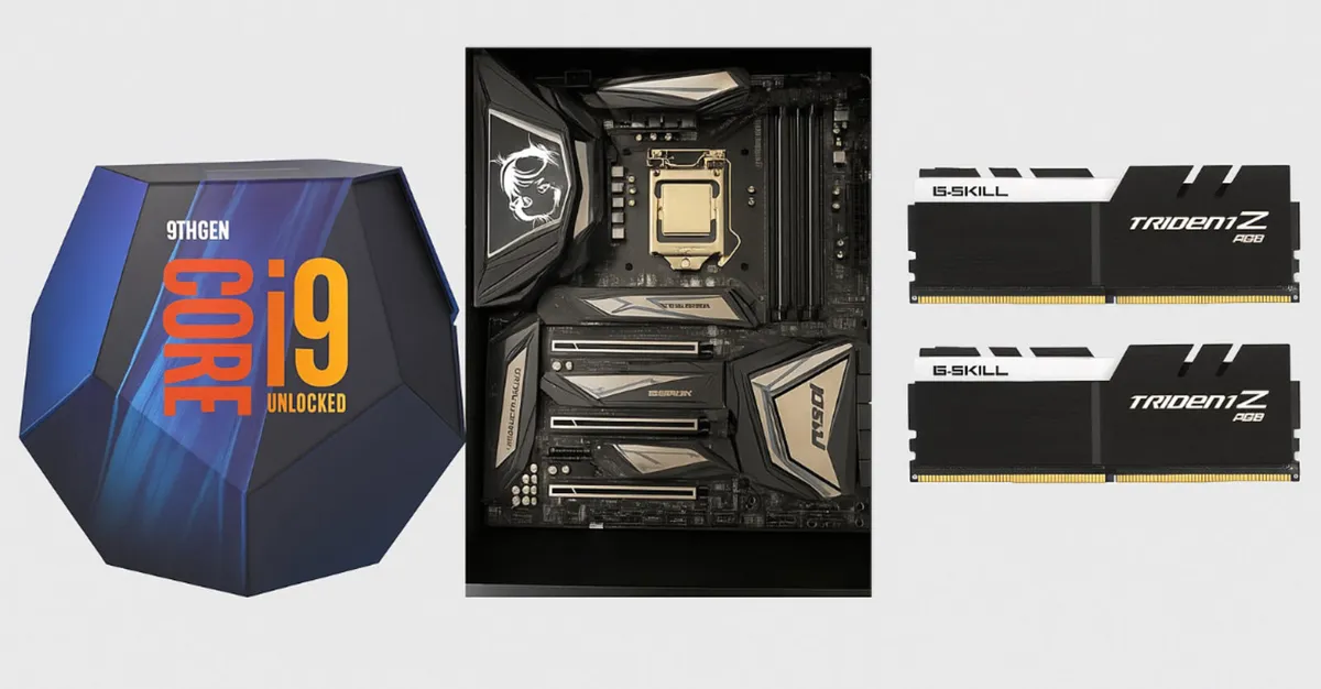 MSI Z390 GODLIKE + i9‑10900K + 64 GB G.Skill - Image 1