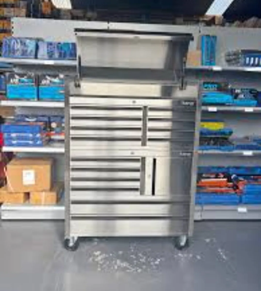 42inch 2 stack stainsteel toolbox - Image 3