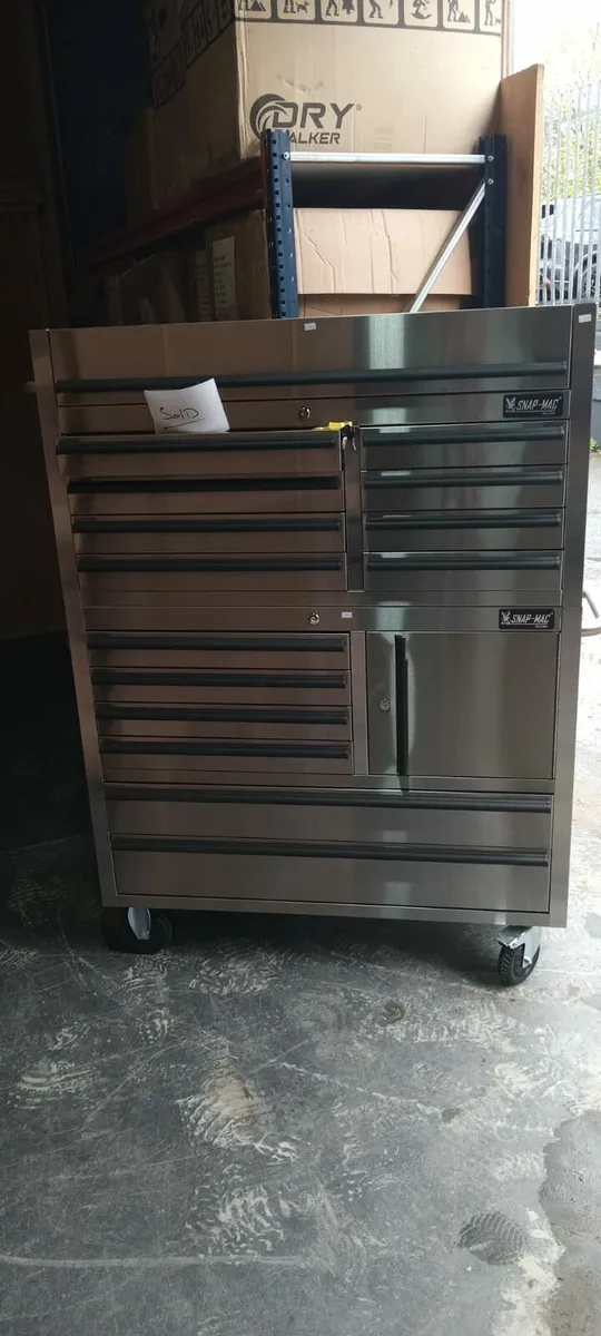 42inch 2 stack stainsteel toolbox - Image 4