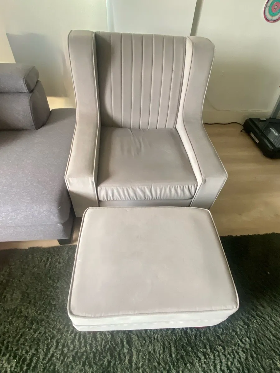 Armchair Footstool set - Image 1
