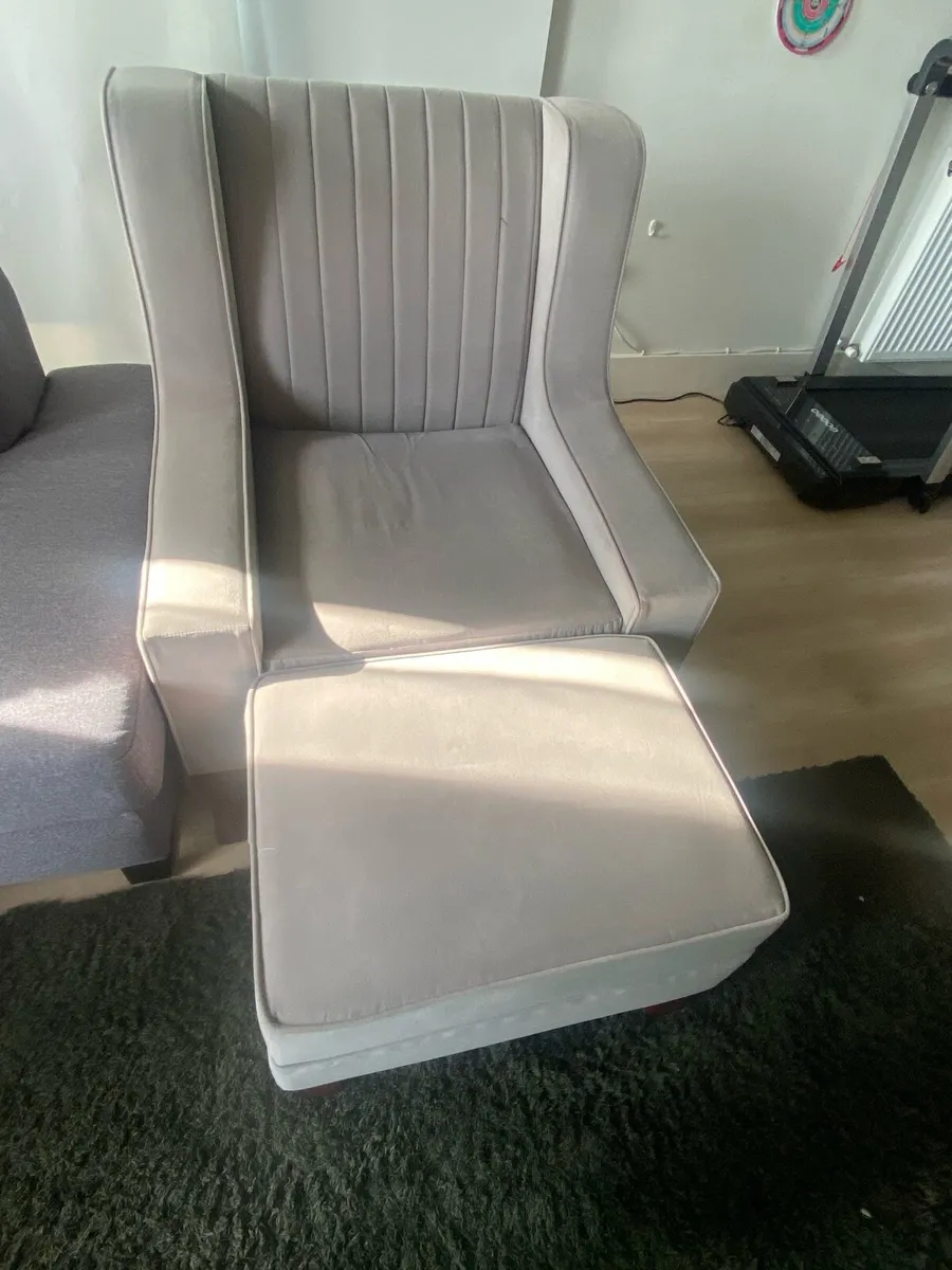 Armchair Footstool set - Image 4