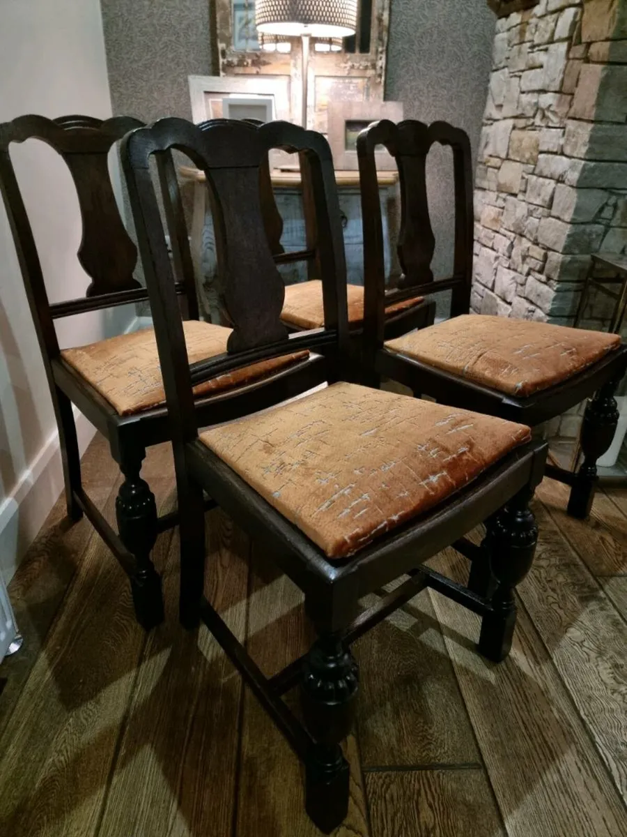 Beautiful Antique Chairs x 4 - Image 1