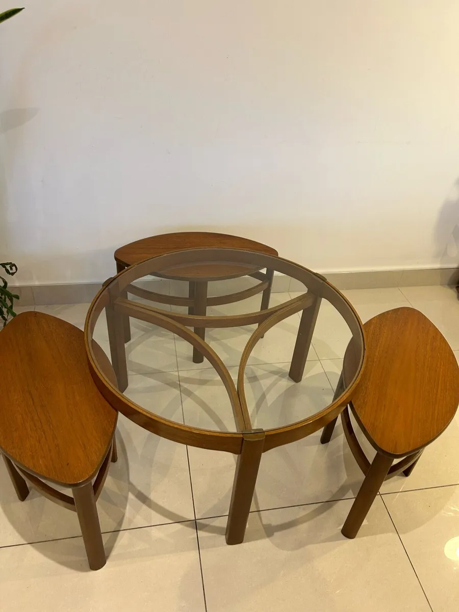 Mid century trinity coffee table retro vintage - Image 2
