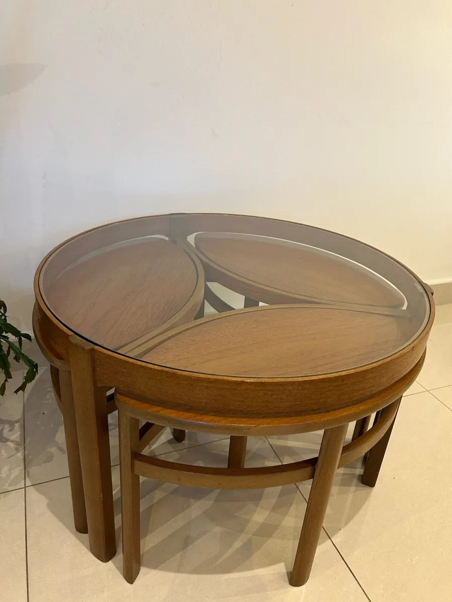 Mid century trinity coffee table retro vintage - Image 4