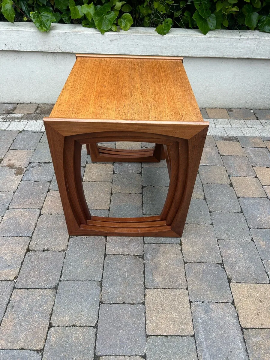 G plan Quadrille nest of tables teak - Image 3