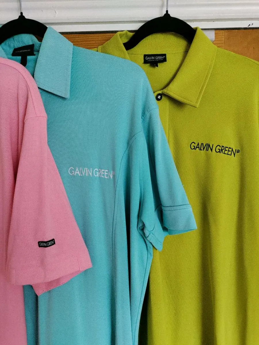 Galvin Green polo shirts x3 L - Image 1