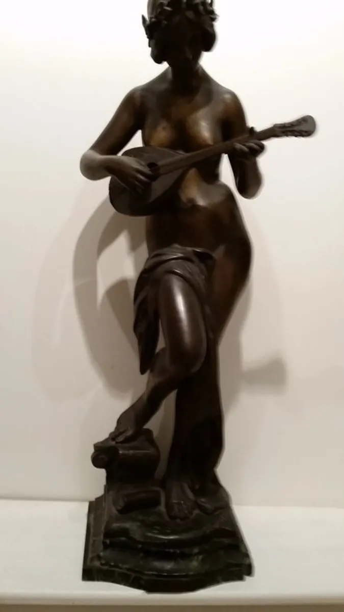 La Musique - Julian Causse - Femme A La Mandoline - Image 3