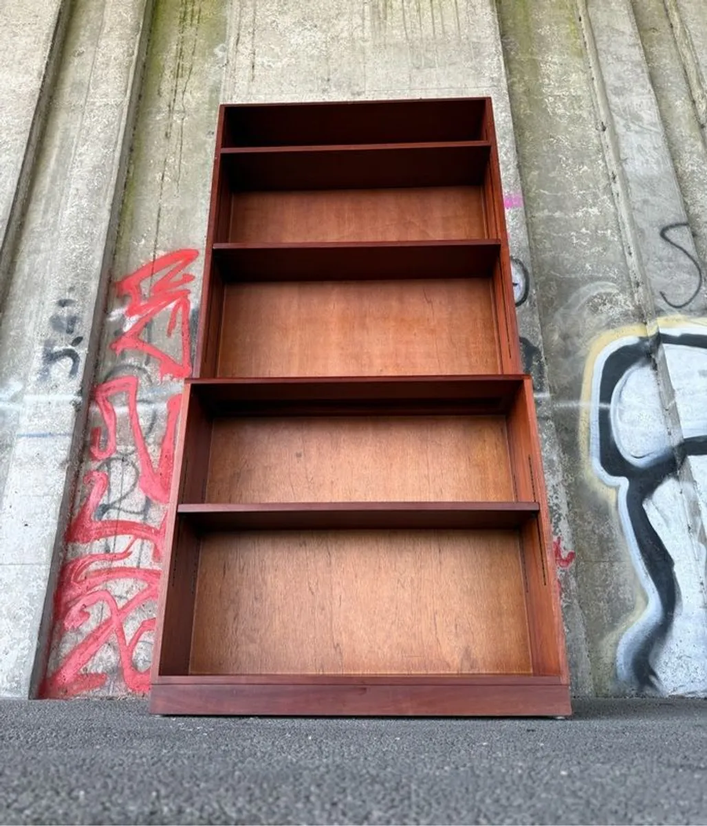 Mid century teak bookcase vintage retro Danish - Image 1