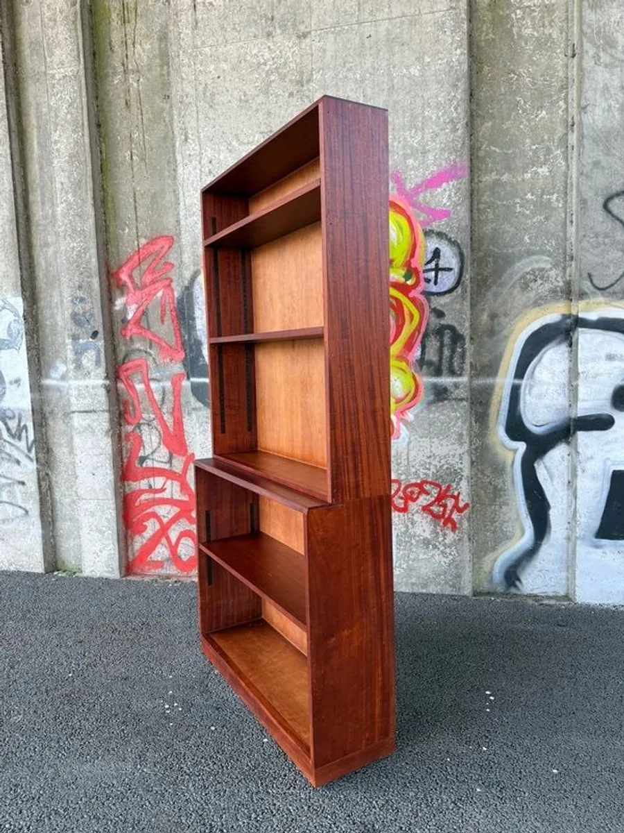 Mid century teak bookcase vintage retro Danish - Image 2