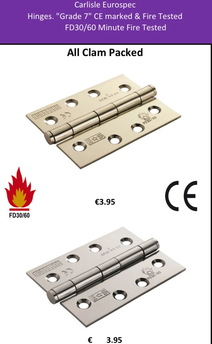 Fire & CE Rated Door Hinges