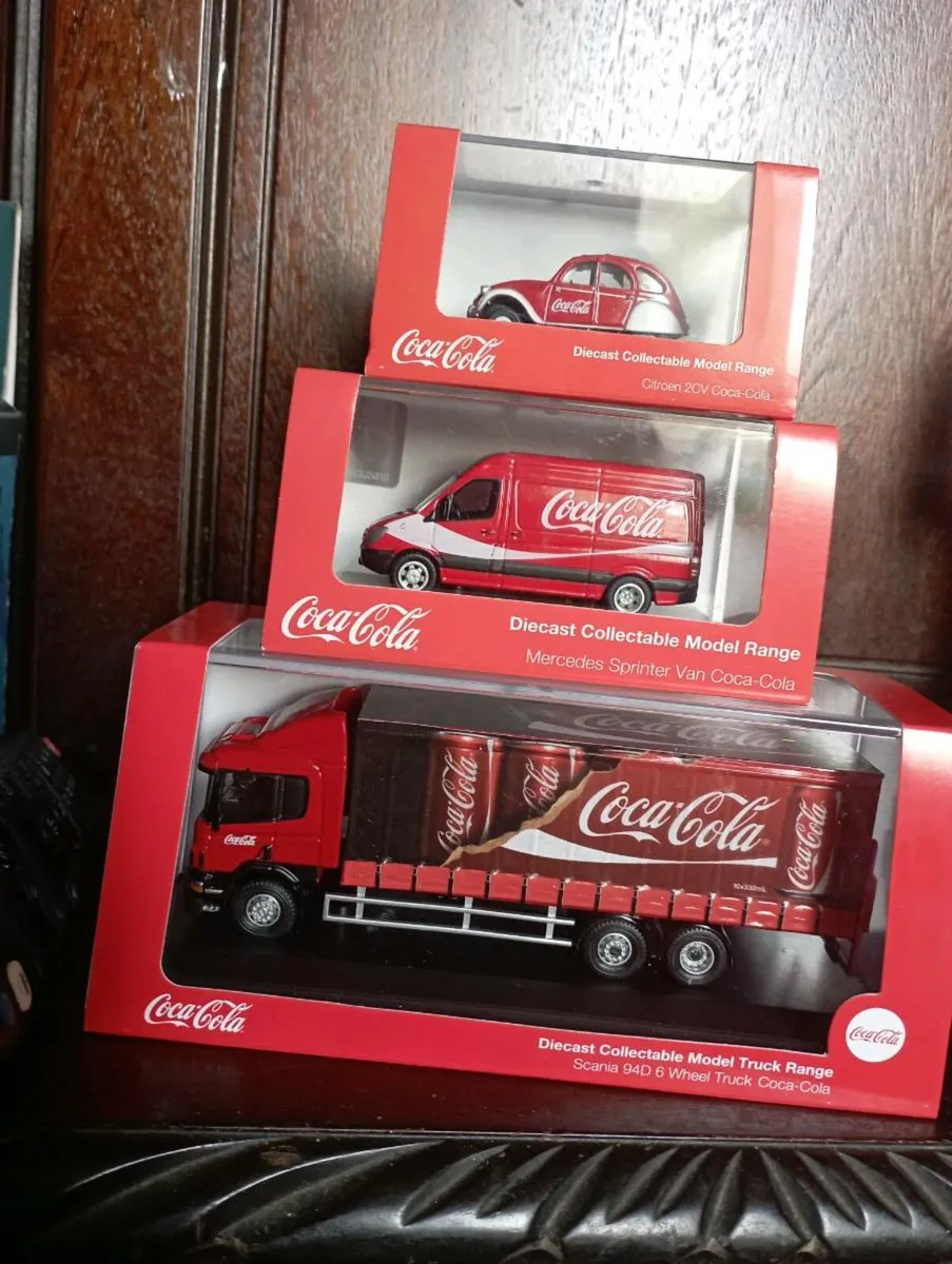 COCA COLA DIE CAST MODLES. - Image 1