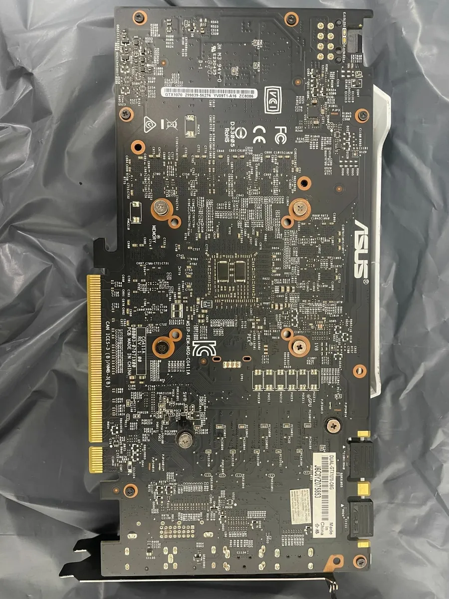 ASUS Dual GTX 1070 8GB Graphics Card GPU - Image 2
