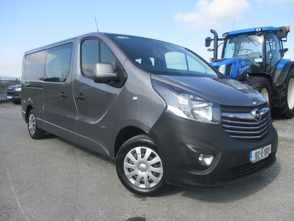 2016 Opel Vivaro 1.6 CDTI SPORTIVE 6 SEAT CREWCAB - Image 1