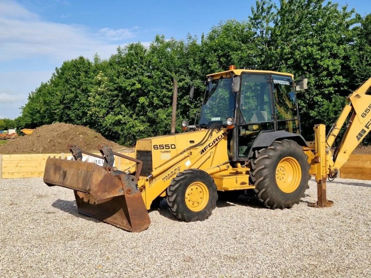 FORD 655D TURBO 4wd BACKHOE : 11017975 - Image 2