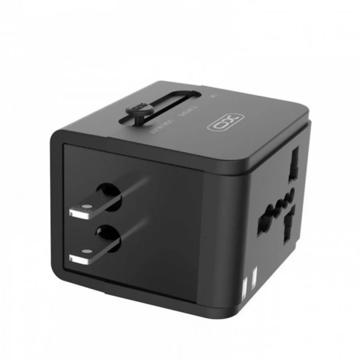 XO Universal Adapter Plug + 2 USB Ports - Image 4