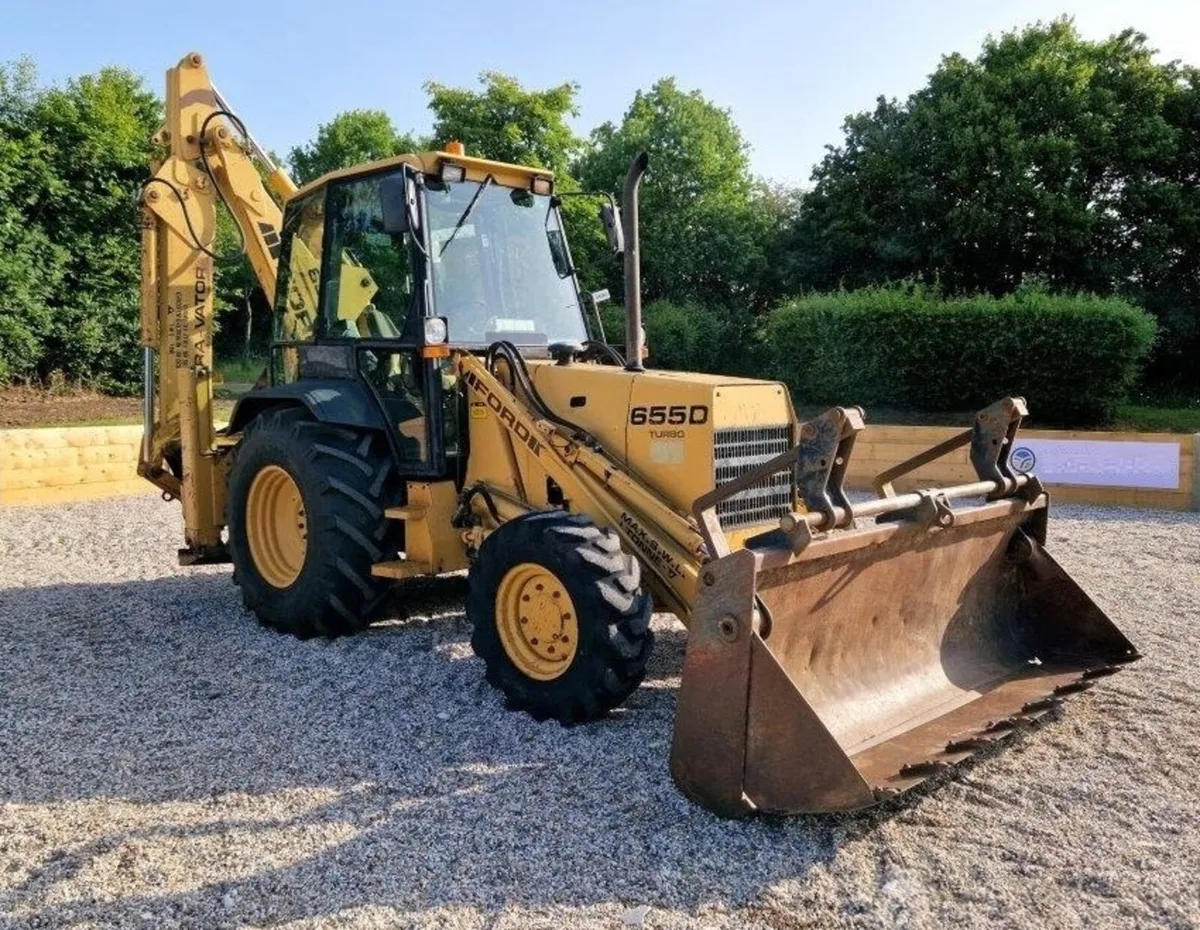 FORD 655D TURBO 4wd BACKHOE : 11017975 - Image 1