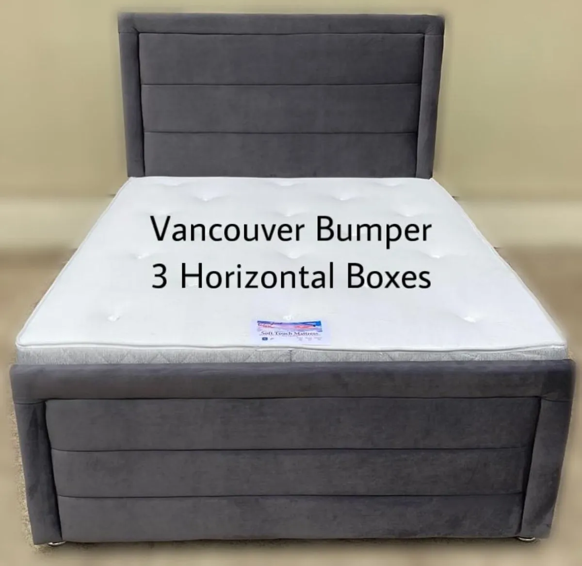 Bumper sandy divan beds and mattress - Image 4