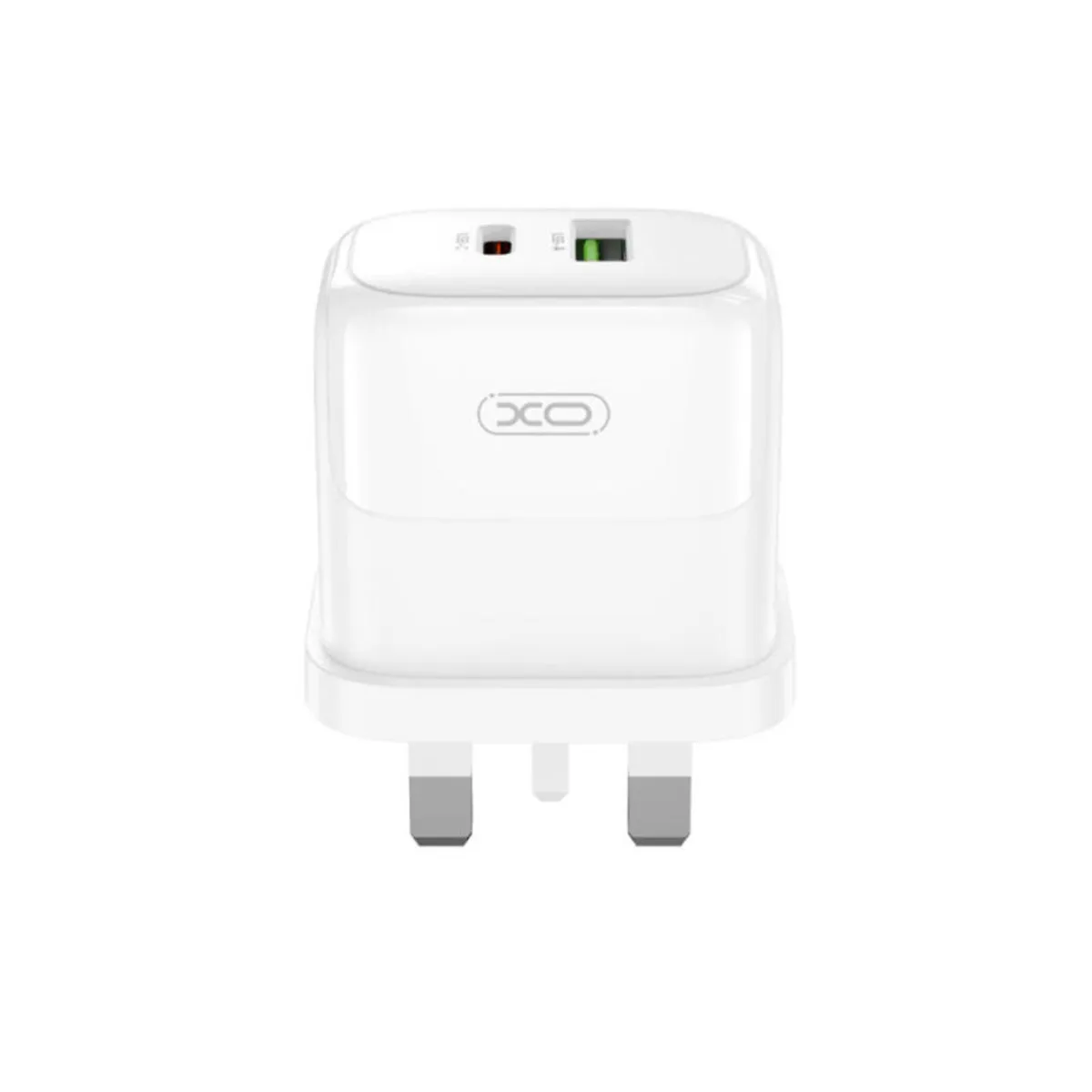 XO USB Fast Charger – USB A 18W + USB C 20W - Image 2