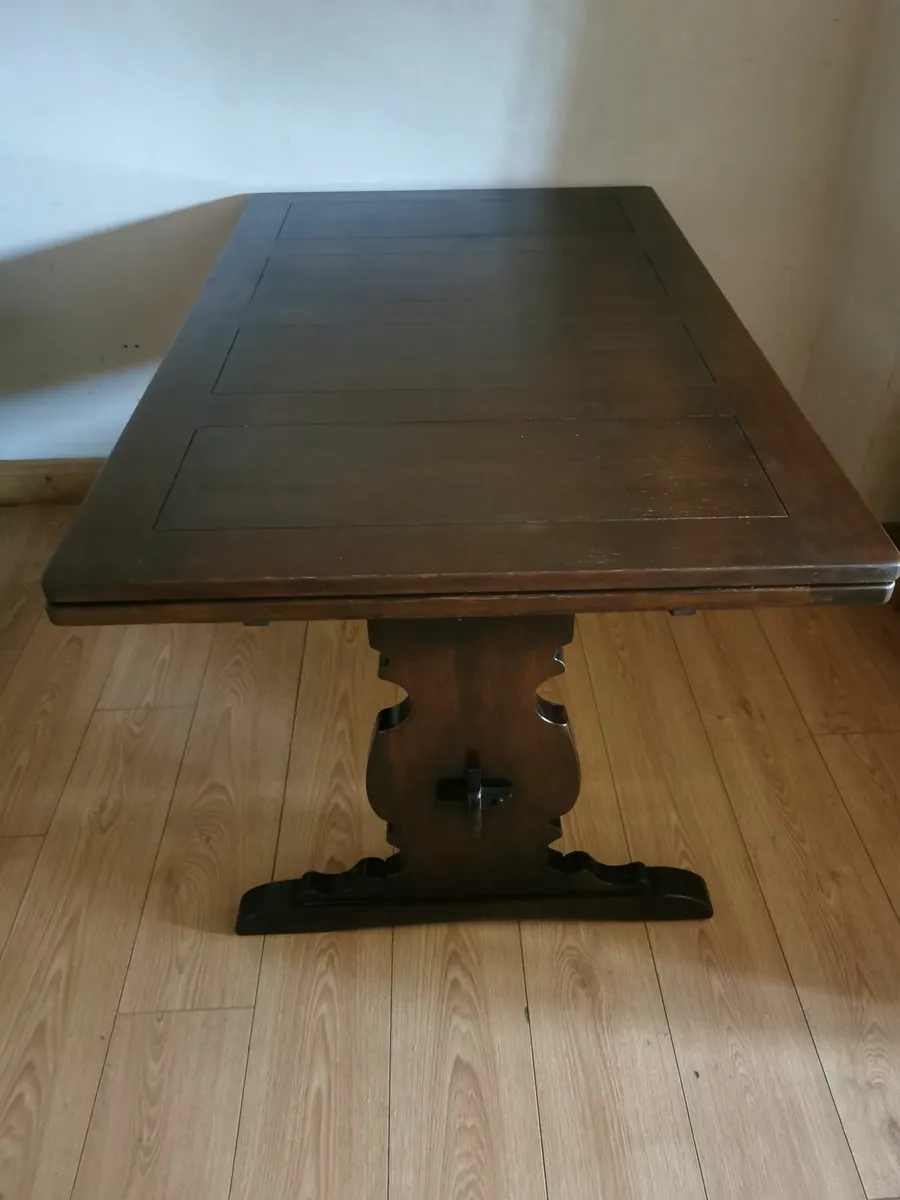 Osk Solid Quality Extendable dining table 6-8pers - Image 3
