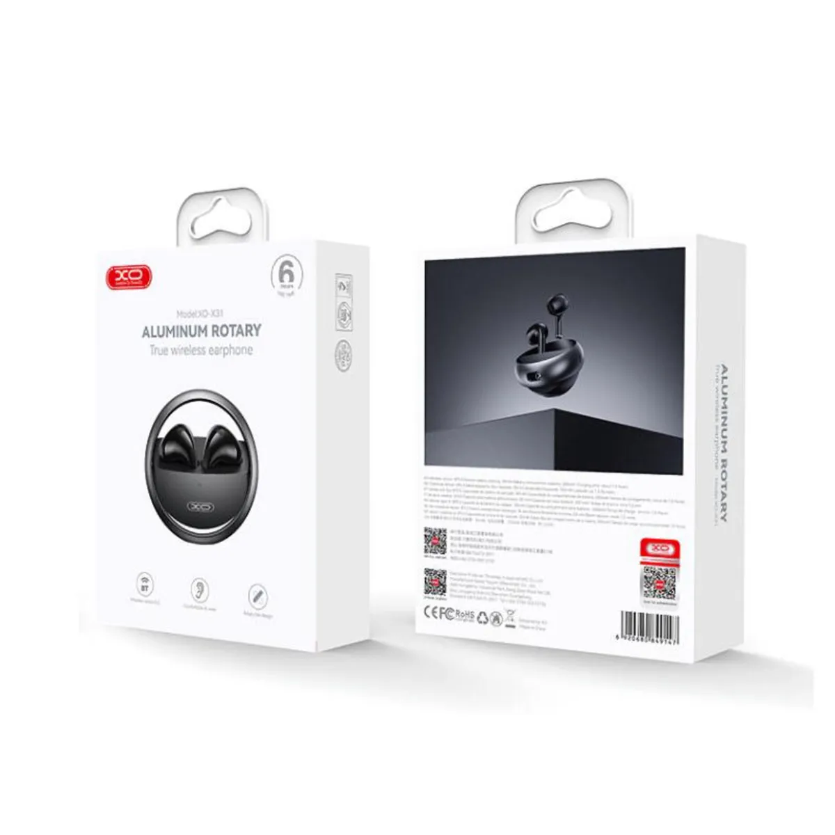 Xo Wireless Black Earbuds X31 - Image 3