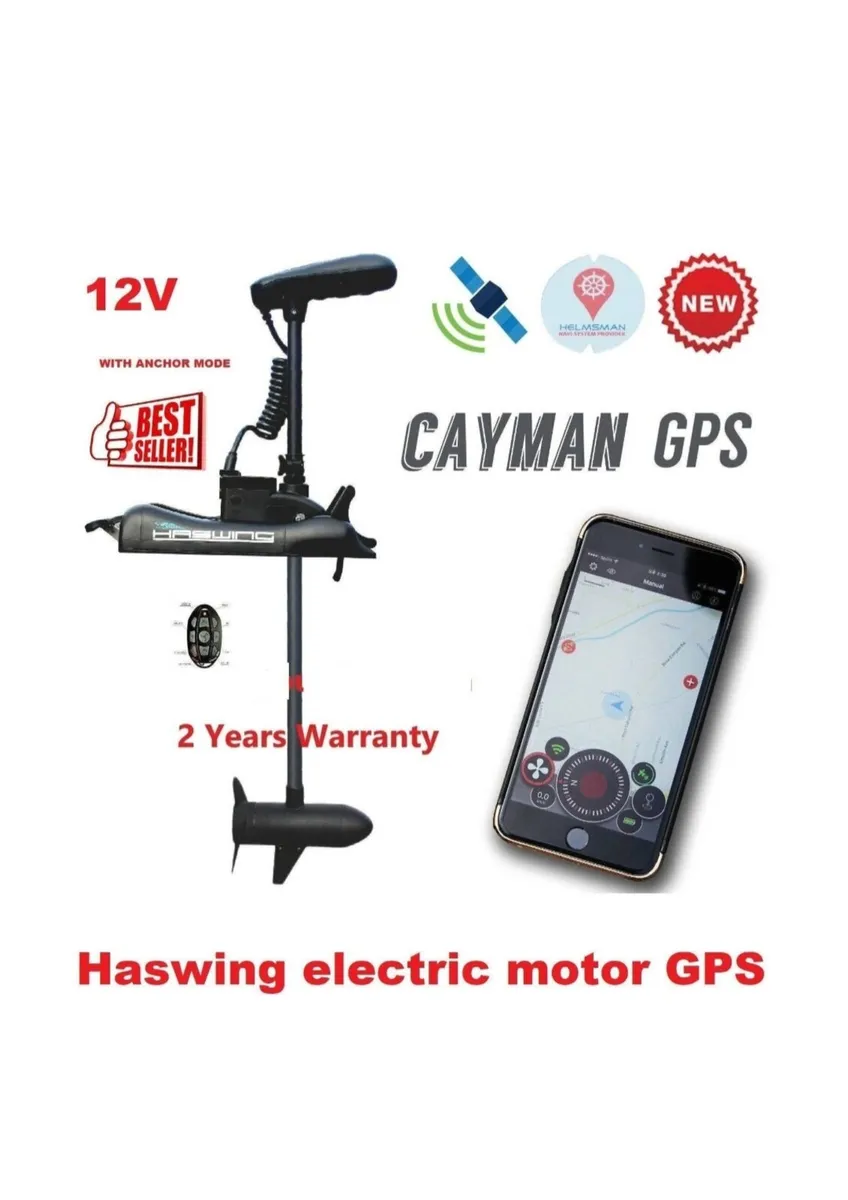Haswing 12v GPS Bow mounted trolling motor - Image 3