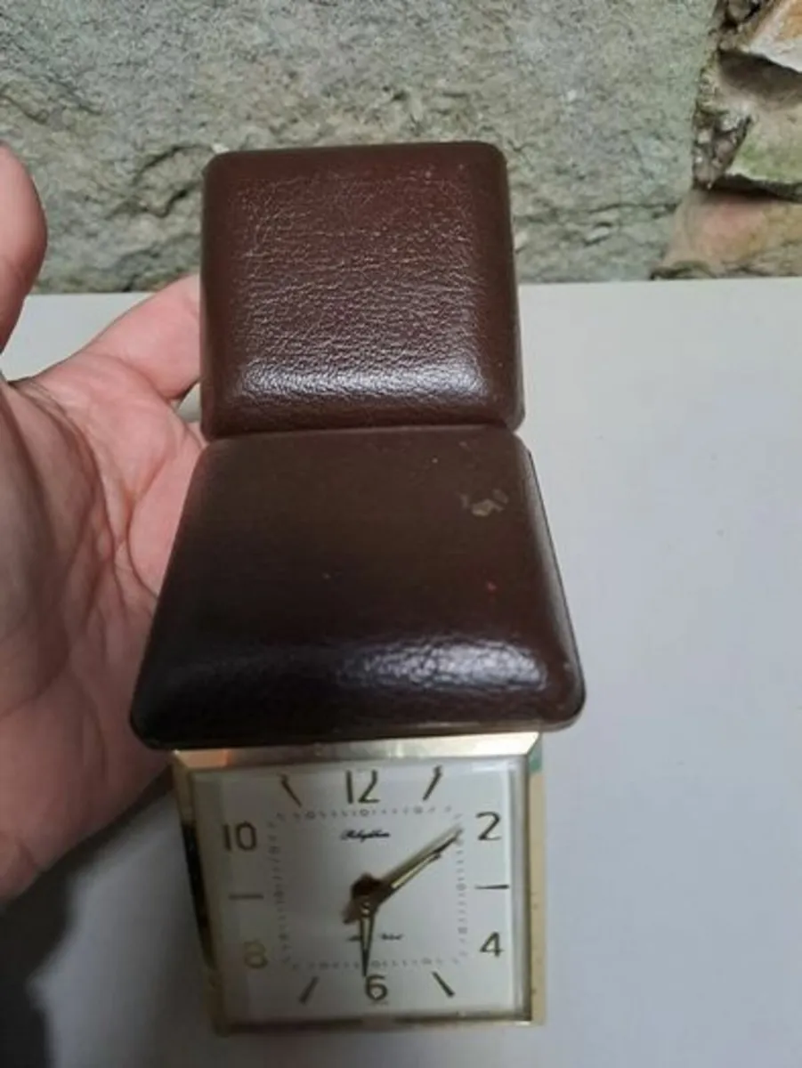 Vintage Rhythm travel and alarm clock - Image 2